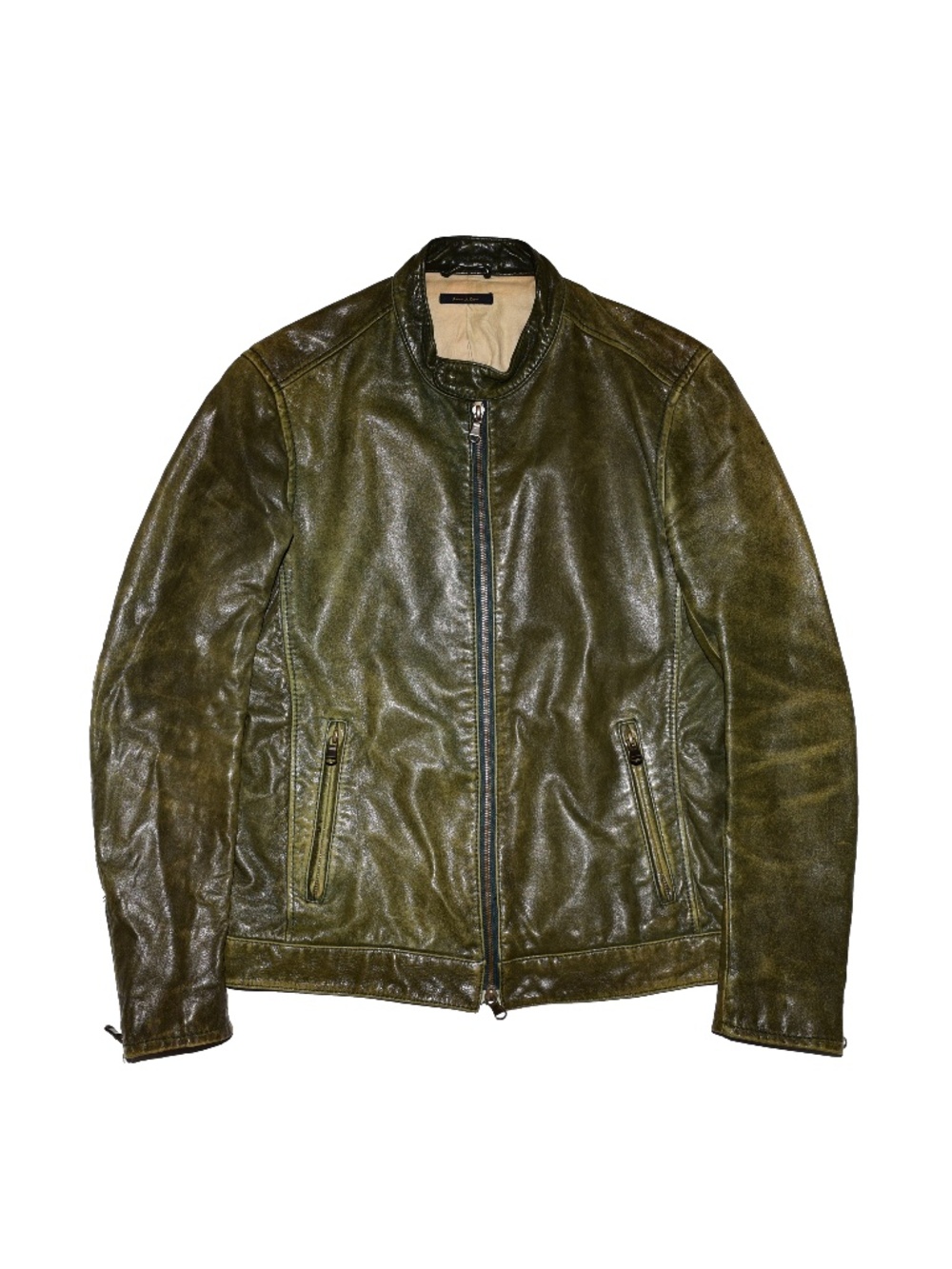 Adam et Rope Lambskin Leather Rider Jacket